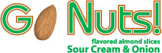 Sour Cream & Onion "Go Nuts!" Seasoned Sliced Almonds