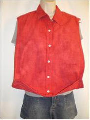 Male Style Shirt: Red Plaid